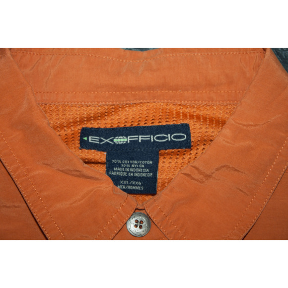 ExOfficio Long Sleeve Button Front Shirt Size 2XL - Picture 7 of 7